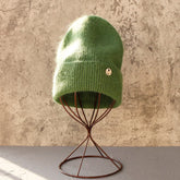 Cashmere Bling Badge Hat